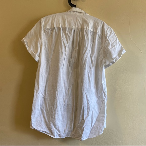 Gap White Short Sleeve Button Down - Picture 2 of 3